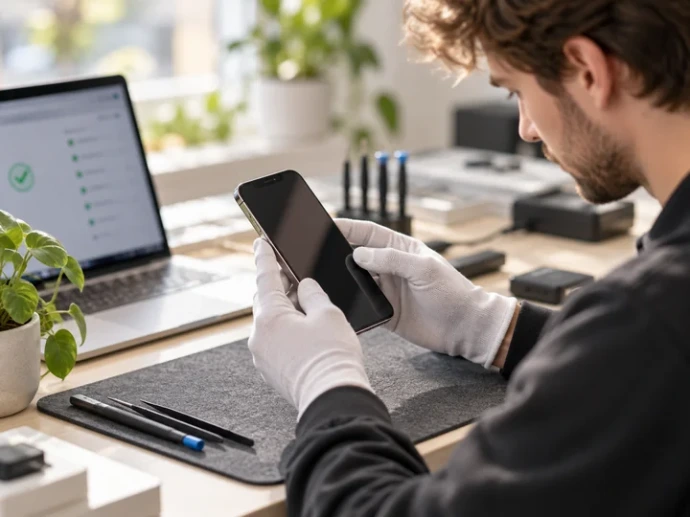 Test og kontroll av mobilen