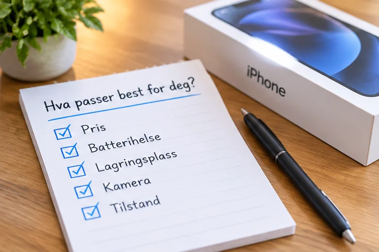 Huskeliste ved kjøp av iPhone 12 vs iPhone 13