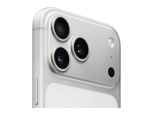 Apple iPhone 17 Pro Max Silver closeup.webp