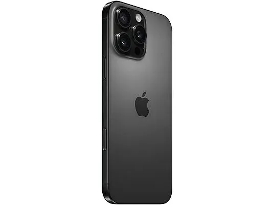 Apple iPhone 16 Pro Max Black Titanium back.webp