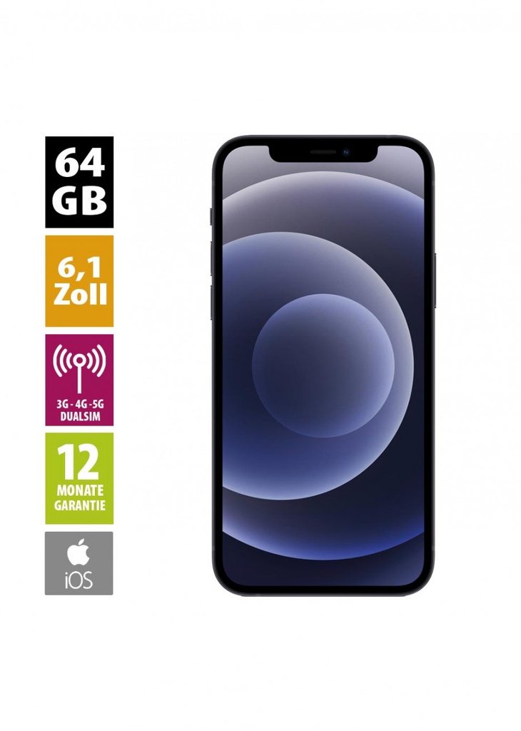 Apple iPhone 12 64 GB Black