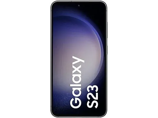 Samsung Galaxy S23 Phantom Black front logo.webp