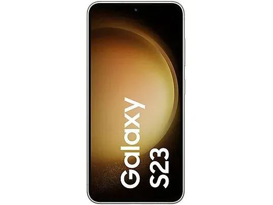 Samsung Galaxy S23 Cream front logo.webp