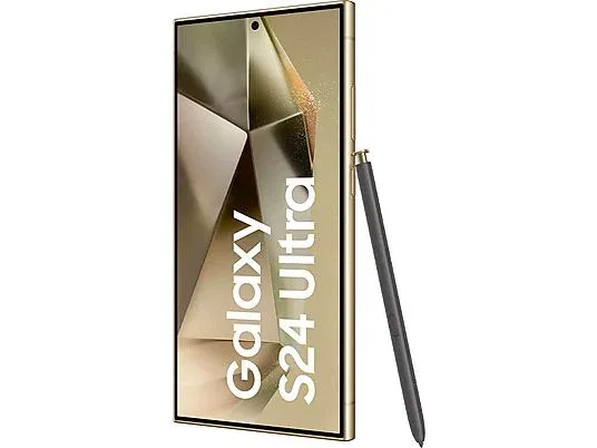 Samsung Galaxy S24 Ultra Titanium Yellow front side.webp