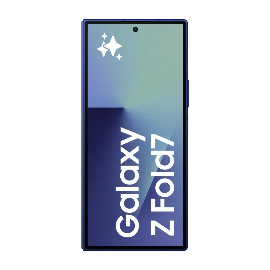 Samsung Galaxy Z Fold 7 Blue Shadow front.webp