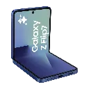 Samsung Galaxy Z Flip 7 Blue Shadow open front.webp