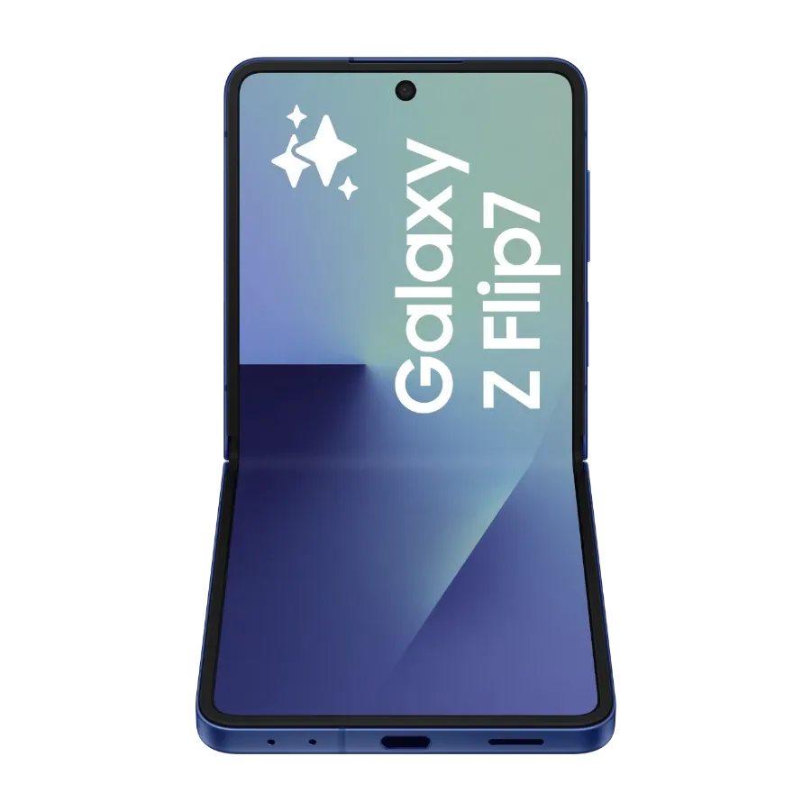 Samsung Galaxy Z Flip 7 Blue Shadow front.webp