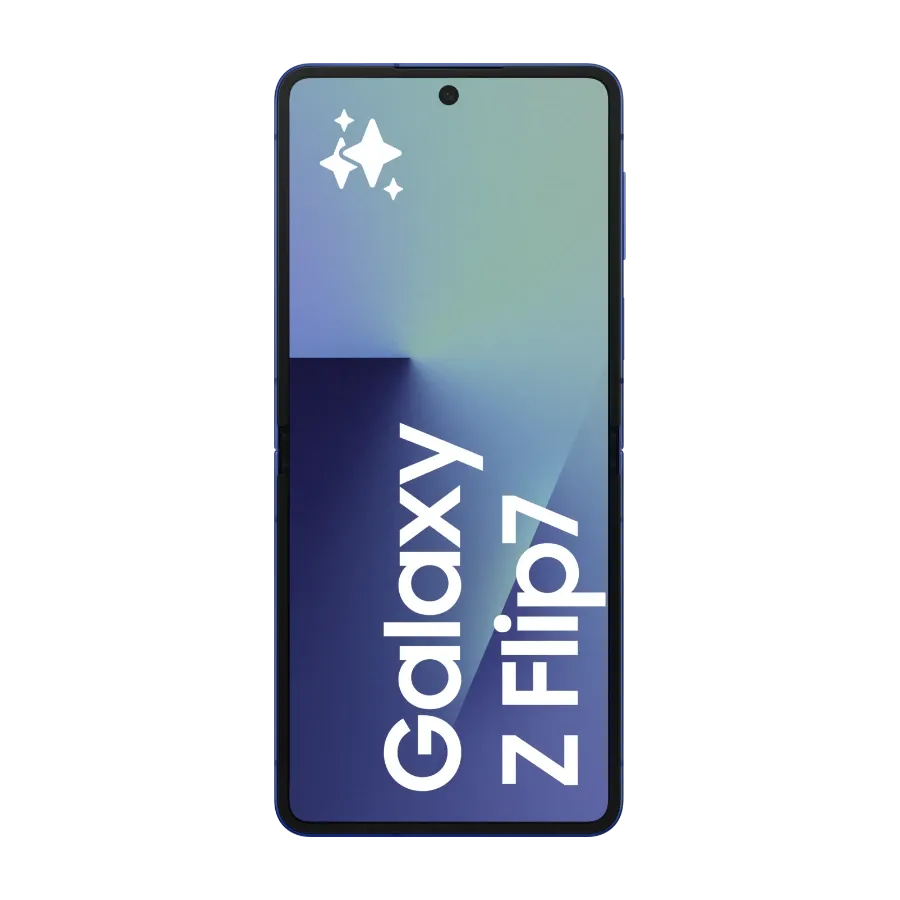 Samsung Galaxy Z Flip 7 Blue Shadow screen.webp