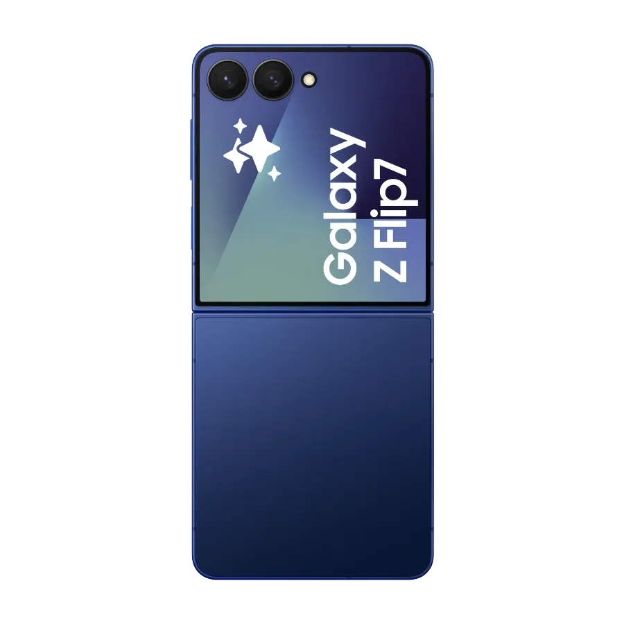 Samsung Galaxy Z Flip 7 Blue Shadow front double.webp