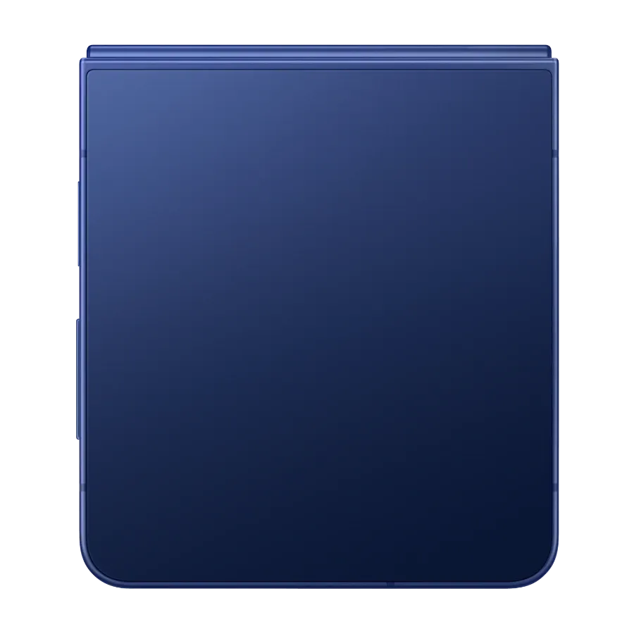 Samsung Galaxy Z Flip 7 Blue Shadow closed back.webp