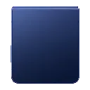 Samsung Galaxy Z Flip 7 Blue Shadow closed back.webp