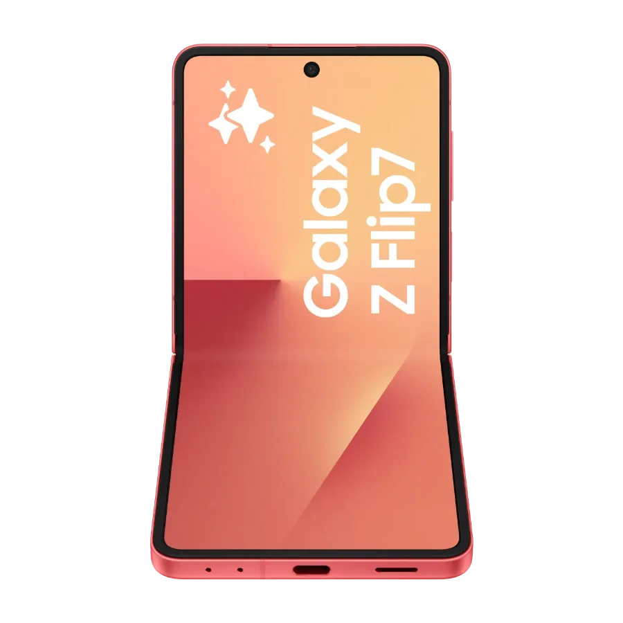 Samsung Galaxy Z Flip 7 Coral Red front.webp
