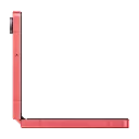 Samsung Galaxy Z Flip 7 Coral Red side open.webp