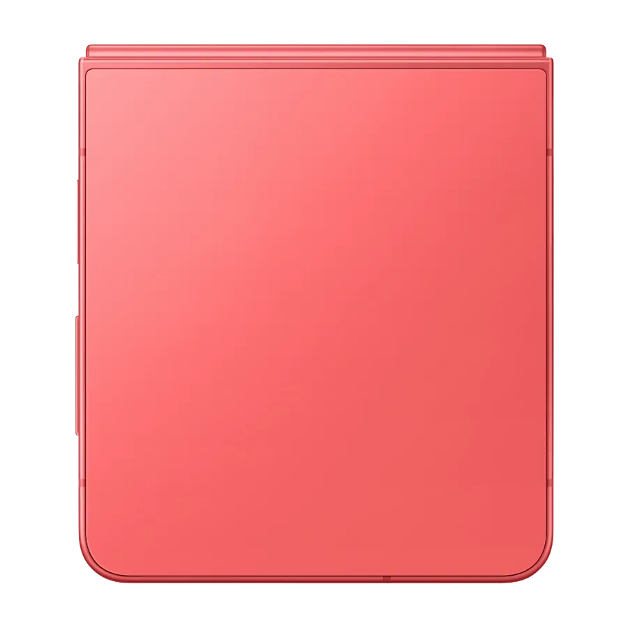 Samsung Galaxy Z Flip 7 Coral Red closed back.webp