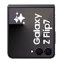 Samsung Galaxy Z Flip 7 Jetblack closed front.webp