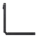 Samsung Galaxy Z Flip 7 Jetblack side open.webp