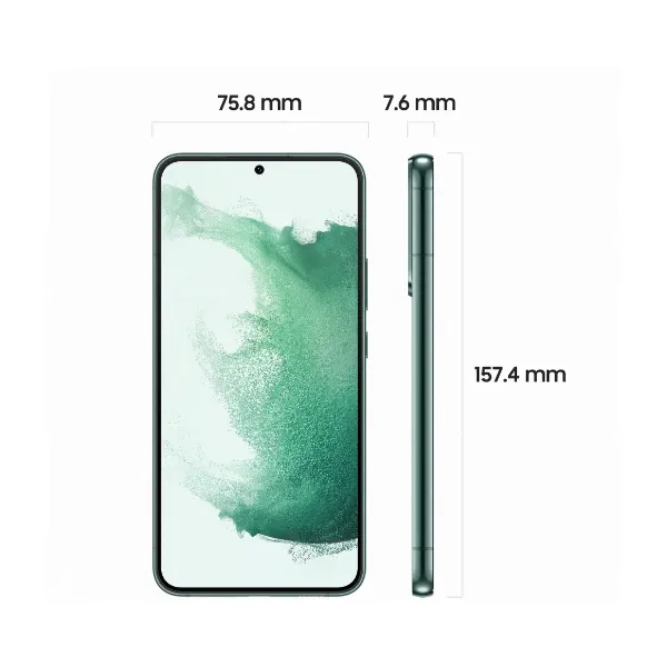 Samsung-Galaxy-S22-Plus-Green-storrelse.webp