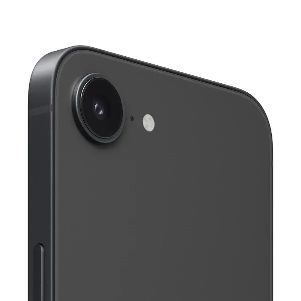 Apple iPhone 16e Black camera.webp
