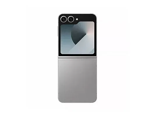 Samsung Galaxy Z Flip 6 Silver Shadow front.webp