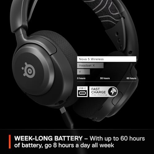 SteelSeries Arctis Nova 5 Wireless Gaming Headset | Black