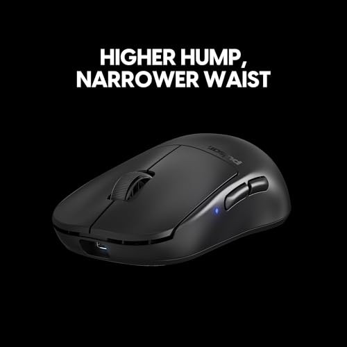 Pulsar Gaming Gears X2H V3 Wireless Gaming Mouse, Ultra Lightweight 1.87 Oz (53g), Symmetrical, Optical Switch, 32000 DPI, 750 IPS, XS-1 Sensor, 8k Co