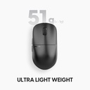 Pulsar Gaming Gears X2H V3 Wireless Gaming Mouse, Ultra Lightweight 1.87 Oz (53g), Symmetrical, Optical Switch, 32000 DPI, 750 IPS, XS-1 Sensor, 8k Co