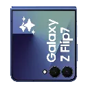 Samsung Galaxy Z Flip 7 Blue Shadow closed screen.webp