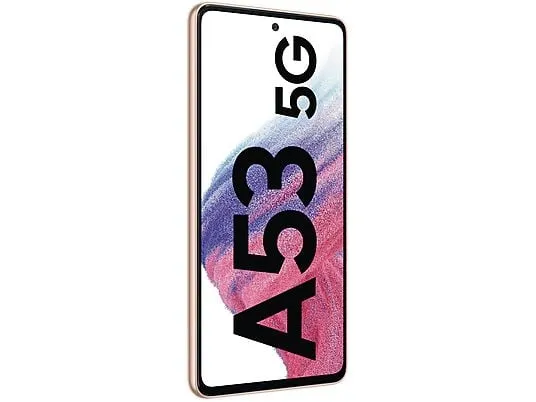 Samsung Galaxy A53 Awesome Peach front side.webp