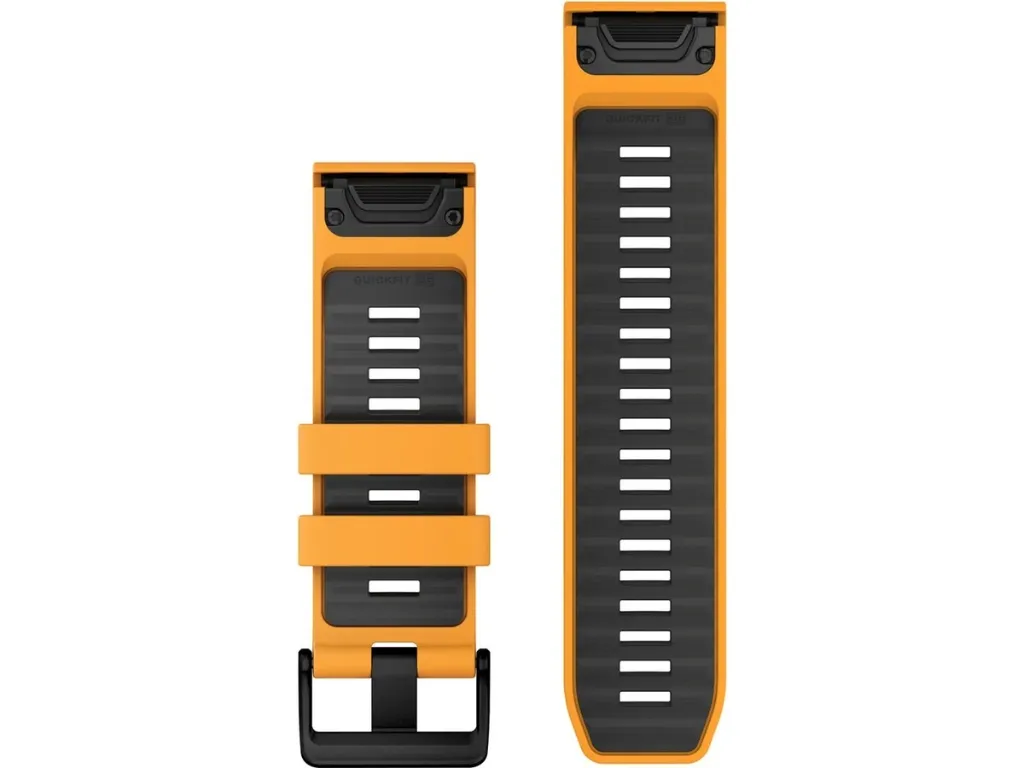 Garmin QuickFit Silikonreim 26mm (oransje grafitt).webp