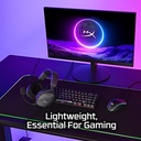HYPERX Cloud Stinger 2 Core Lightweight PC Gaming Headphones with Rotating Microphone to Mute with Sound DTS Headphone:X Spatial Audio 40mm Drivers B