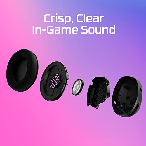HYPERX Cloud Stinger 2 Core Lightweight PC Gaming Headphones with Rotating Microphone to Mute with Sound DTS Headphone:X Spatial Audio 40mm Drivers B