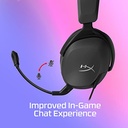 HYPERX Cloud Stinger 2 Core Lightweight PC Gaming Headphones with Rotating Microphone to Mute with Sound DTS Headphone:X Spatial Audio 40mm Drivers B