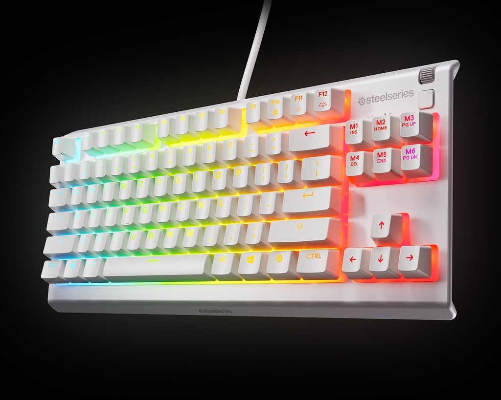 SteelSeries Apex 3 TKL Gaming Keyboard | White - ND