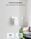 REOLINK Doorbell WiFi Camera - Wired 5MP Outdoor Video Doorbell, 5G&2.4G WiFi Security Camera System, Smart Detection Local Storage No Subscription Fr