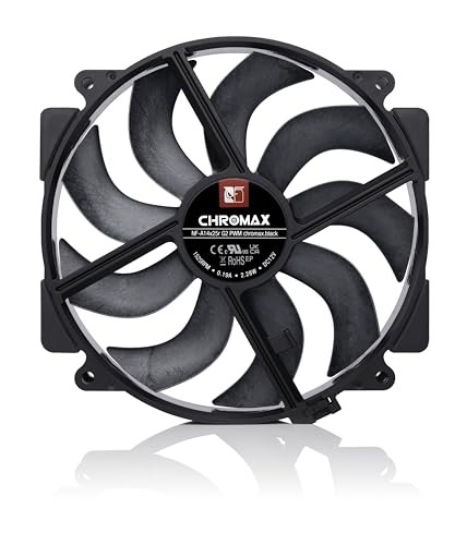 Noctua NF-A14x25r G2 PWM Chromax.black 12V 140mm Next Generation Fan