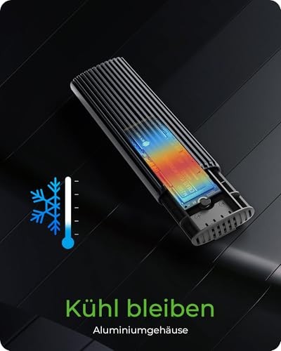 ICY BOX IB-1808MCT-CU31 M.2 NVMe / SATA USB-C SSD External Enclosure