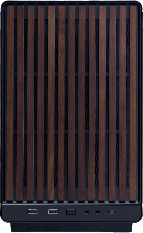 Lian Li A3 MATX Wood Black Small Form Factor Steel Mesh PC Gaming Case