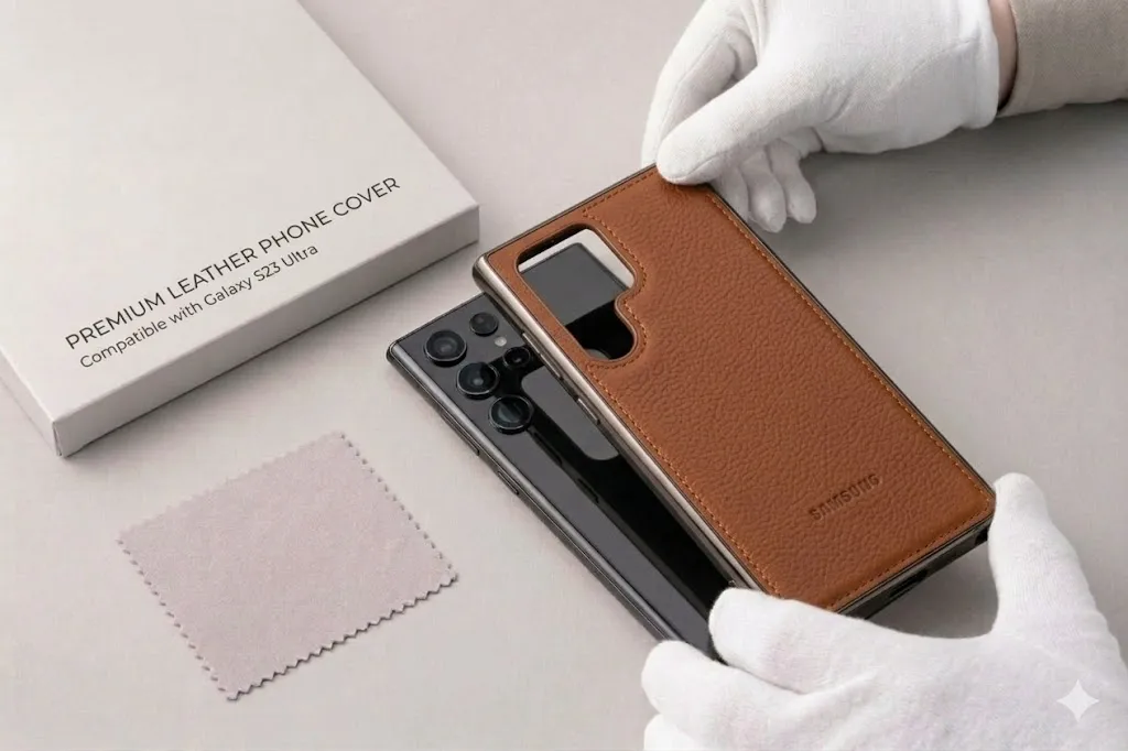 Cover iPhone 12 Pro Max Calfskin (Black)
