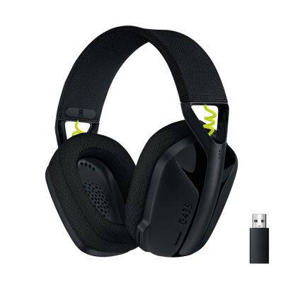 Logitech G435 Wireless Gaming Headset - Black