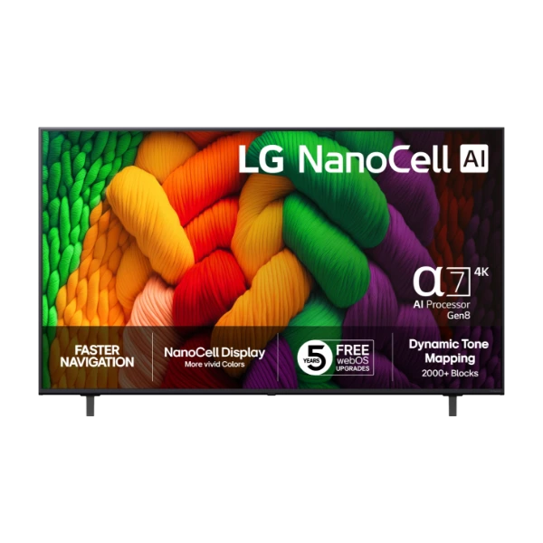 LG 65'' NANO 81 4K TV (2024) 65NANO81T6A