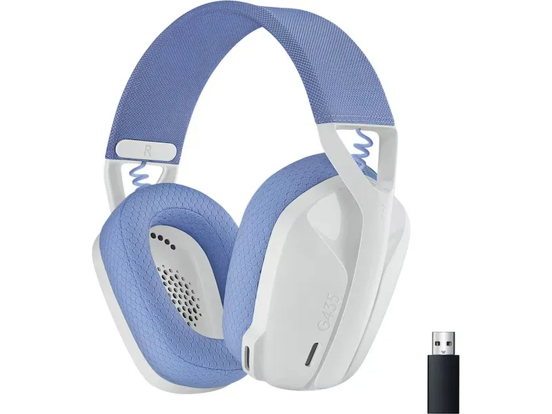 Logitech G435 Wireless Gaming Headset - Blue/White