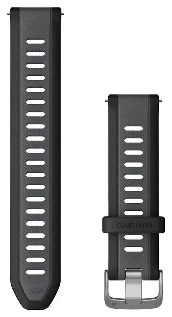 Garmin Quick Release Silikonreim 20mm (Graphite)